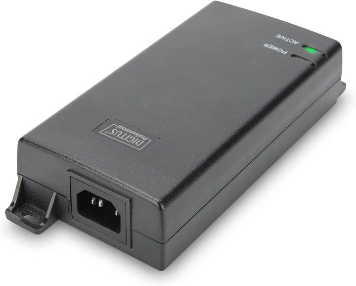 DIGITUS PoE+ Injektor - IEEE802.3at - Gigabit Ethernet - 60 Watt - max. 48 Volt - PoE Modus A & Modu