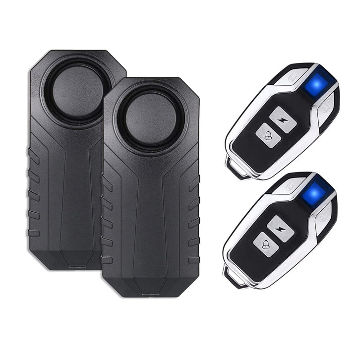 Lancoon Verbesserter Fahrrad Alarm 2 Packungen, 110dB Diebstahlsicherung Sensor Wasserdicht Für Moto