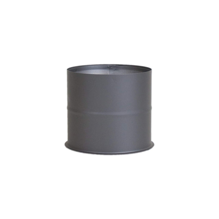 LANZZAS Ofenrohr Wandfutter/Mauermuffe für den Durchmesser, DN 120 mm, in der Farbe: gussgrau (schwa