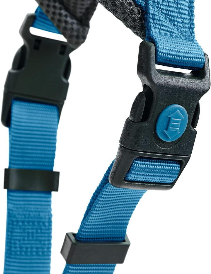 Hunter Hundegeschirr London Comfort, atmungsaktives 3D-Mesh, 2-Fach verstellbar, Sicherheitsverschlu