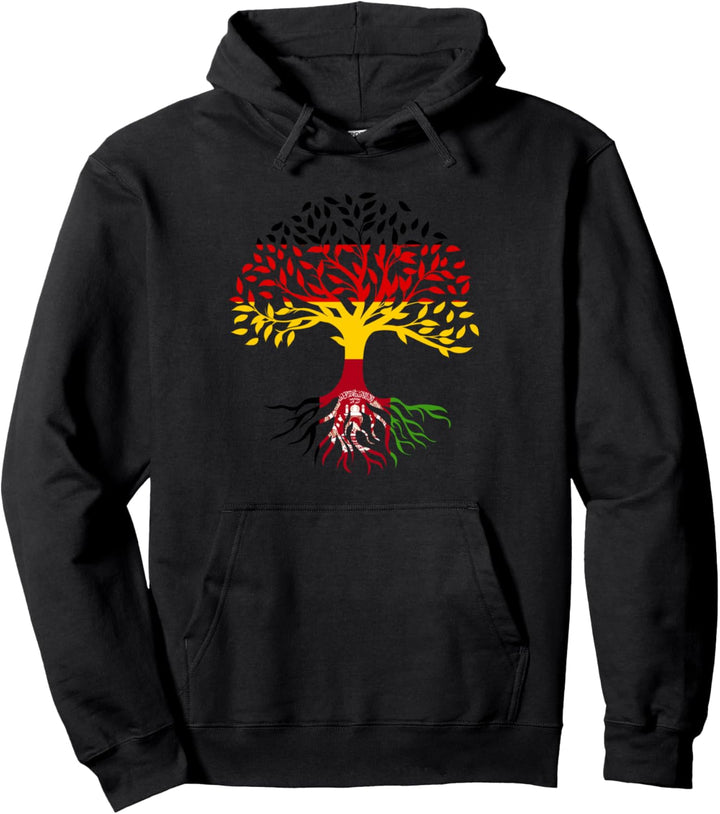 Wurzeln Baum Deutschland Afghanistan Pullover Hoodie