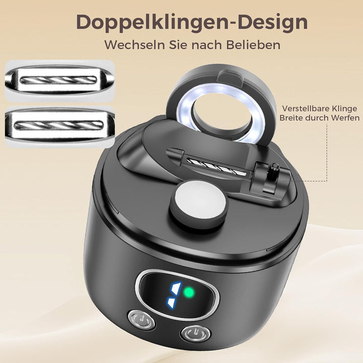 Elektrischer Nagelknipser, USB-wiederaufladbarer automatischer Nageltrimmer und Poliermaschine mit L