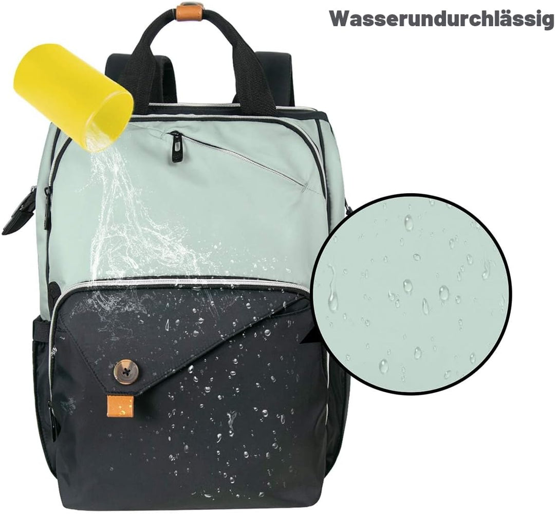 Hap Tim Baby Wickelrucksack Wickeltasche/Rucksack - Multifunktions-Designer Windeltaschen Grosse Kap