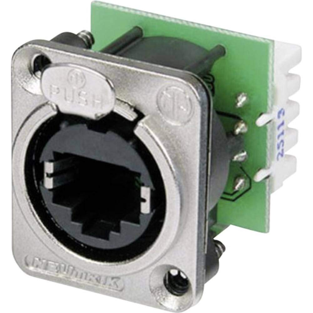 Neutrik etherCON Cat.5e RJ45-Steckverbinder Buchse, 1-Port 8-polig, Kabelmontage