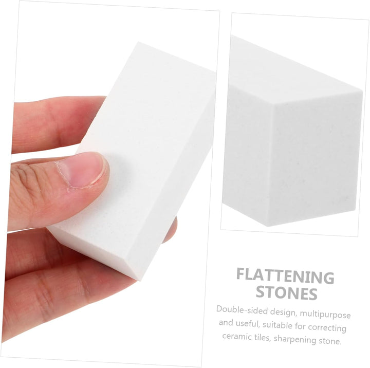 Homoyoyo Weisser Aluminiumoxid Abrichtstein Doppelseitig Hochhärte Schleifstein Reparaturblock Für S