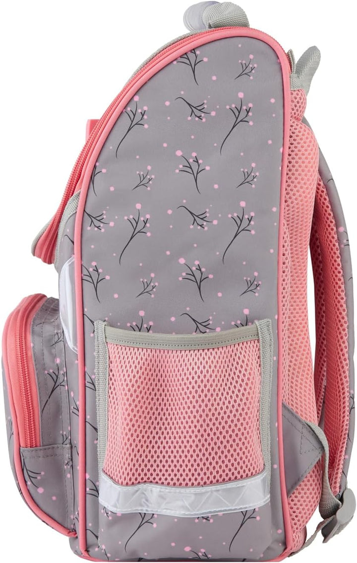 Goldkids - Schulranzen für Jungen und Mädchen, 4er-Set - Schul-Rucksack für Kinder mit Federmäppchen