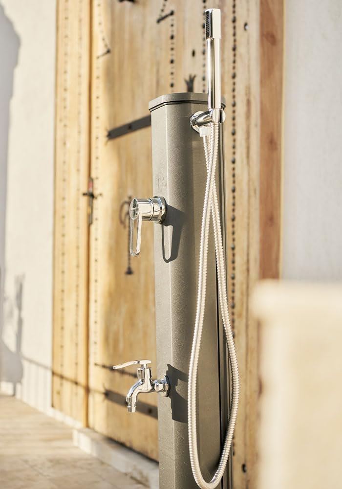 Formidra DS-JG141NX DS-JG141NX-Solardusche Jolly GO-15L-Edelstahl, Edelstahl, Einzigartig