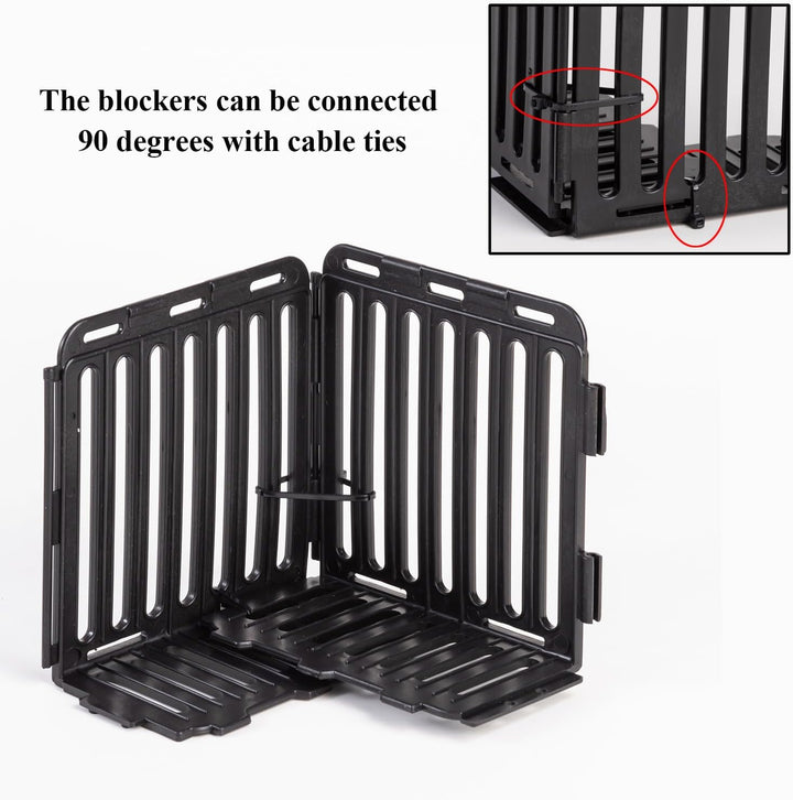 Spielzeugblocker Couch Schutz für Haustiere, Sofaschutz Katze Plastic Under Furniture Gap Protector