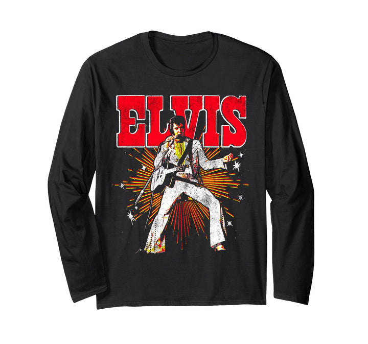 Elvis Presley Official Retro Langarmshirt