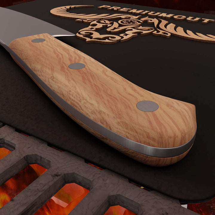 GIESSER seit 1776 - Made in Germany - Kochmesser 20 cm Olivenholz, PremiumCut Chefs No 1, Küchenmess