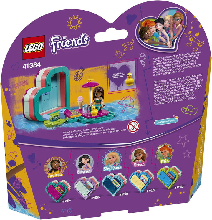 LEGO Friends 41384 - Andrea`s Sommer Herz Box (83 Teile)