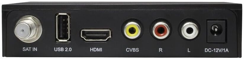 Xoro HRS 8657 HD-Receiver für digitales Satellitenfernsehen (DVB-S2) mit USB Mediaplayer für Video-,