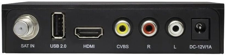 Xoro HRS 8657 HD-Receiver für digitales Satellitenfernsehen (DVB-S2) mit USB Mediaplayer für Video-,