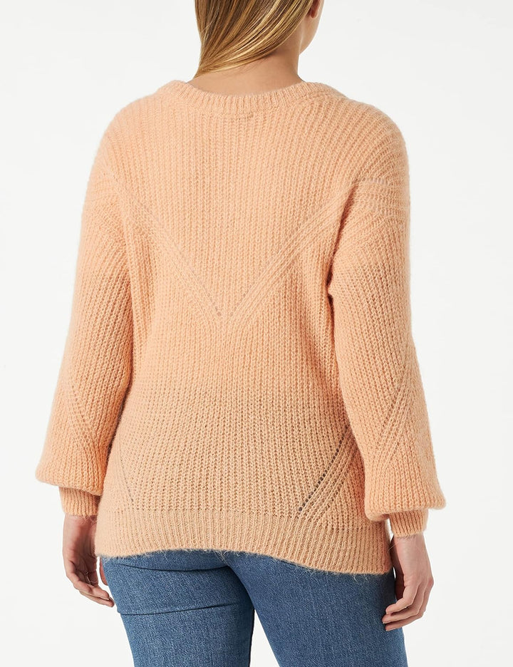 Morgan Damen Pullover XL Aprikose, XL Aprikose