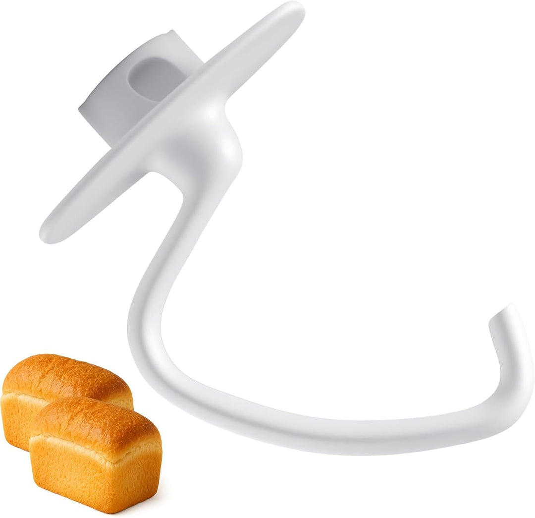 Poweka K45DH Knethaken Ersatz für KitchenAid K45 / K45SS / KSM90-110 – Aluminium mit Antihaftbeschic