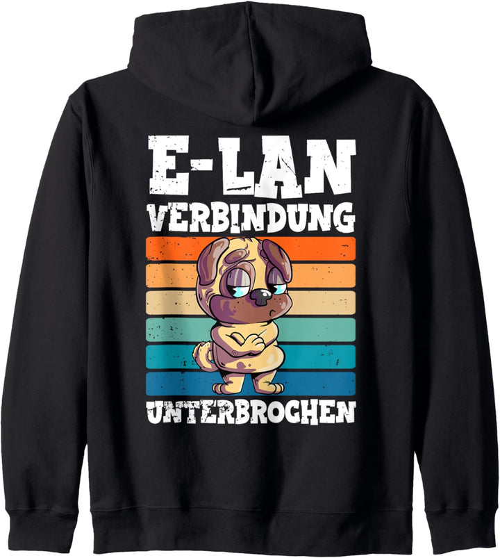 E-lan Verbindung Unterbrochen Informatiker Kapuzenjacke