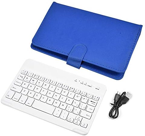 Telefon Universal Wireless Bluetooth Tastatur, Flip Magnetic Leather Travel Tragetasche mit Ständer
