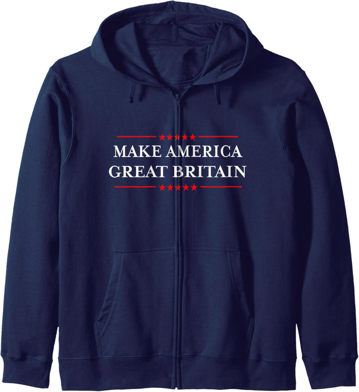Double-sided Make America Great Britain Again Kapuzenjacke