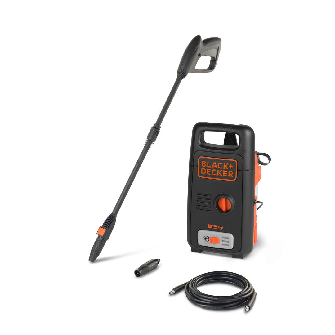 BLACK+DECKER Hochdruckreiniger BXPW1300E (1300 W, 100 bar, 390 l/h) Base 1300 W, Base 1300 W