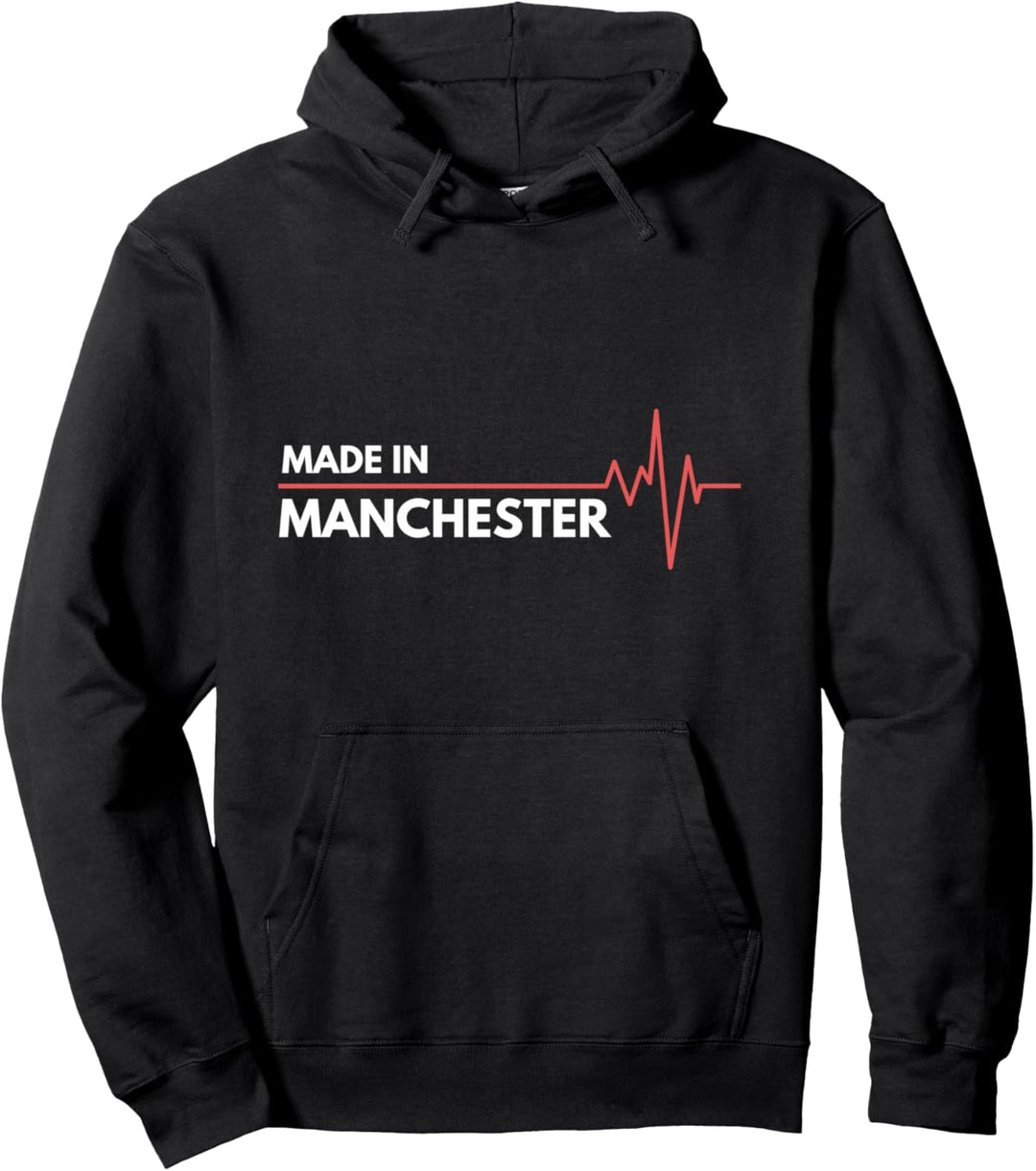 Hergestellt in Manchester Grossbritannien, Geburtsort des Vereinigten Königreichs Pullover Hoodie
