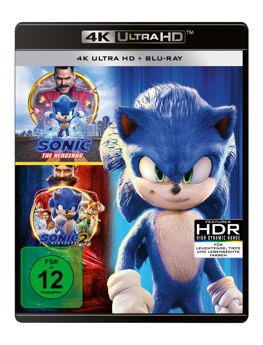 Sonic the Hedgehog - 2-Movie Collection (2 x 4K Ultra HD) (+ 2 x Blu-ray 2D), 4K