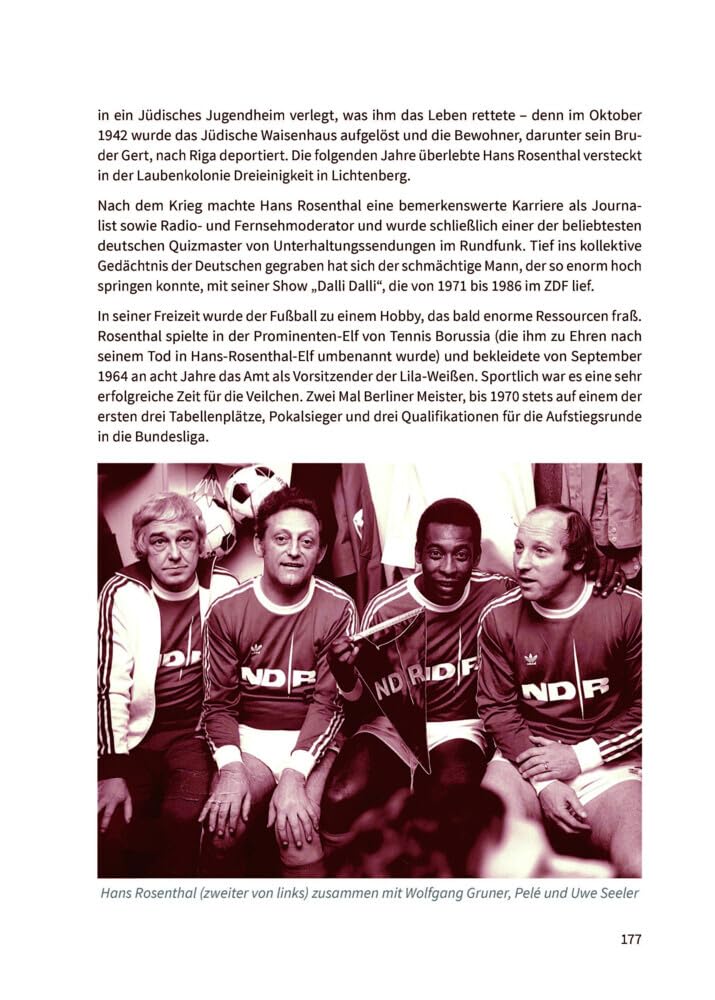 125 Jahre Berliner Fussball: Geschichte und Geschichten in Porträts, Gebundenes Buch