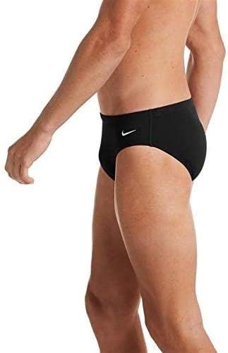 Nike Herren Brief Schwimm-Slips 24 Schwarz, 24 Schwarz