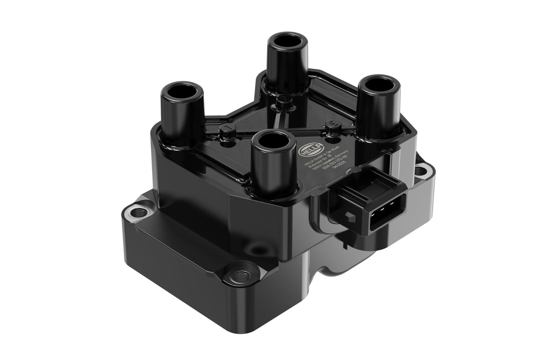 HELLA 5DA 193 175-691 Zündspule - 12V - 3-polig - Blockzündspule - geschraubt