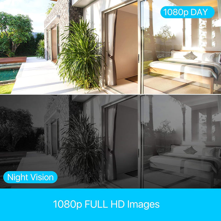 Anlapus 8 Kanal 1080P HD DVR Netzwerk Video Recorder Aufzeichnungsgerät mit 1TB Festplatte, Unterstü