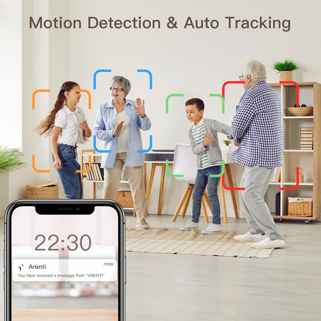 Hundekamera mit App Laxihub Überwachungskamera WLAN Innen Kamera 2,4 GHz Haustier Kamera 1080P HD Na