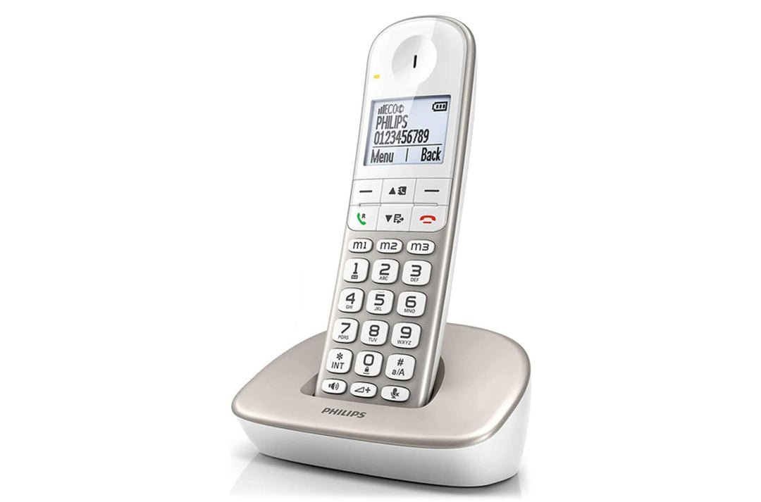 Philips XL4901S DECT-Komforttelefon – Schnurloses Telefon mit Mobilteil – Grosse Tasten - Lautstärke