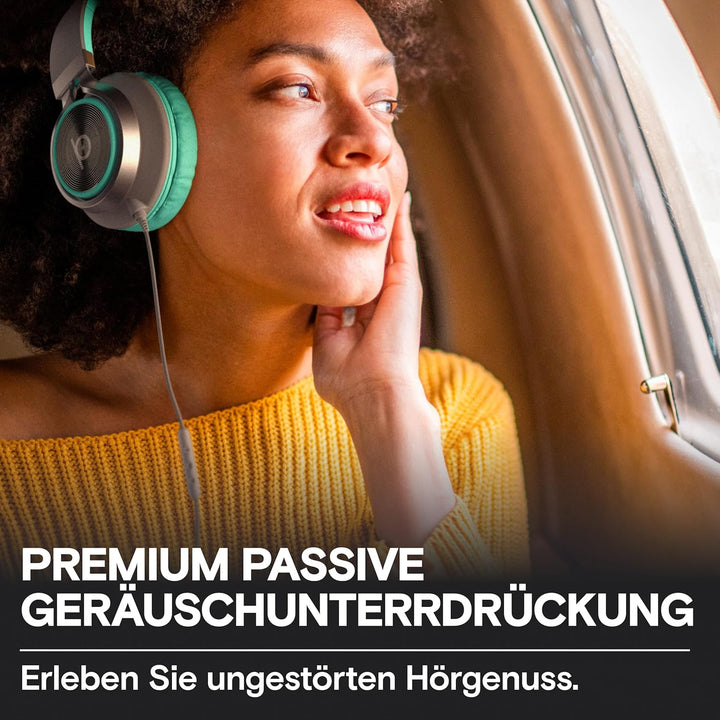 ARTIX® CL750 Premium Wired On Ear Headphones with Microphone, Comfortable Noise Isolating Design, 3.