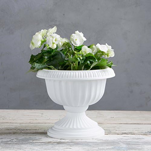 Novelty Griechischer Urnen-Pflanzgefäss, weiss, 30,5 cm, 12-Inch Weiß