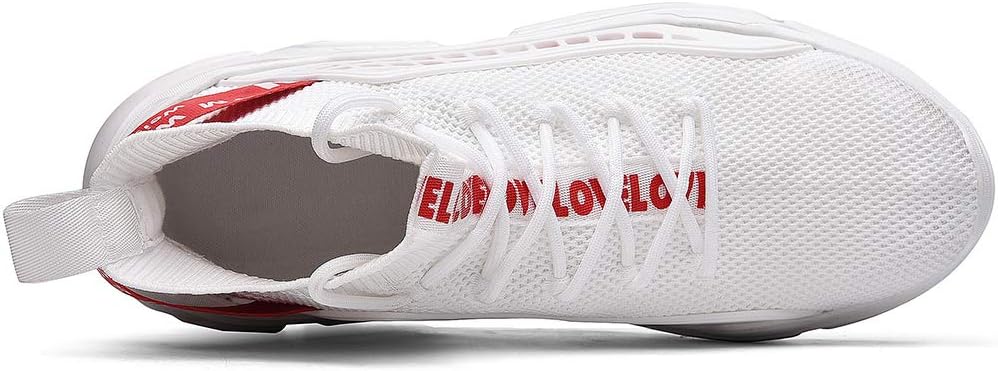 FUSHITON Herren Turnschuhe atmungsaktive Sportschuhe Leichte Freizeitschuhe lässig Strassenlaufschuh