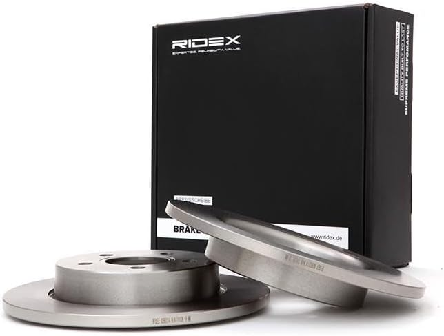 2x RIDEX Bremsscheibe 82B0214 hinten 40,8mm 155mm 265mm