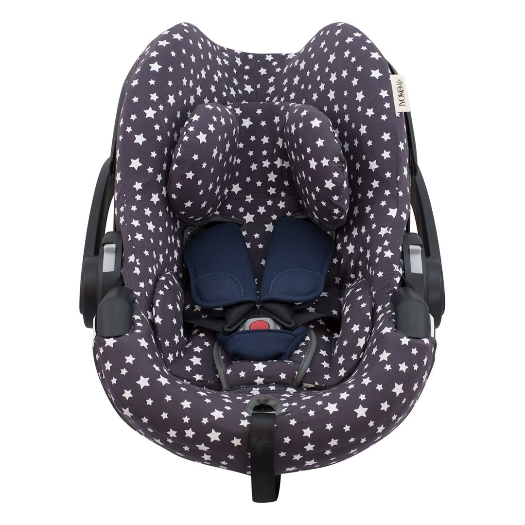 JYOKO KIDS Bezug kompatibel mit Besafe Modular gr 0 (Winter Sky), Winter Sky