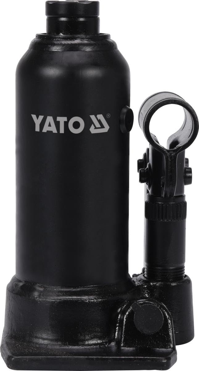 Yato Profi hydraulischer Stempelwagenheber 2 t / 2000 kg, Hubhöhe: 172 – 372 mm, stabile Ausführung,