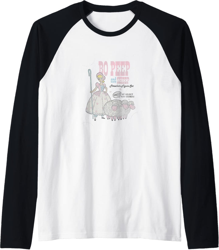 Disney Pixar Toy Story 4 Bo Peep and Sheep Advertisement Raglan
