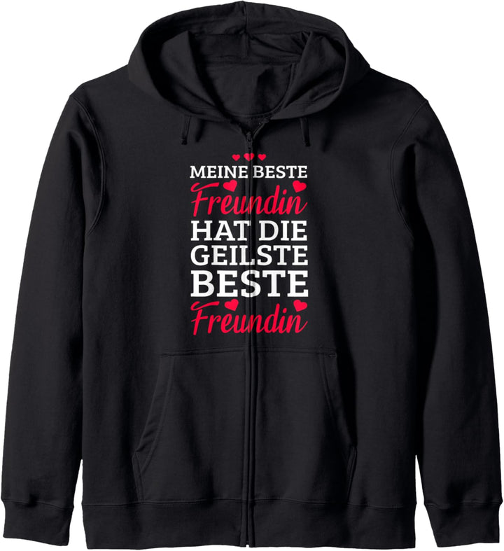 Beste Freundin. Lustiges Geschenk. Geschenkidee. Freundinnen Kapuzenjacke