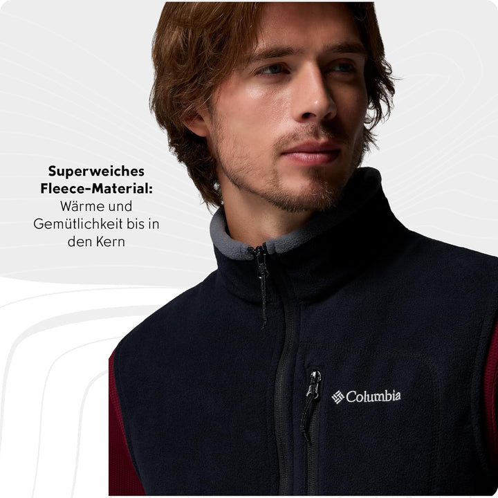 Columbia Herren Fast Trek Fleeceweste Fleece-Weste S Black - 009, Fleece-Weste S Black - 009