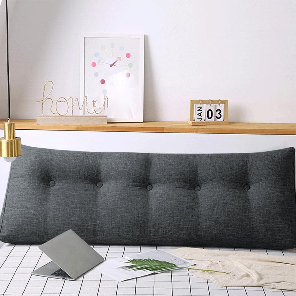 OHMG Rückenkissen, Lesekissen für Bett und Sofa, 200cm-Komfortables Wandkissen Bett, Bietet Optimale