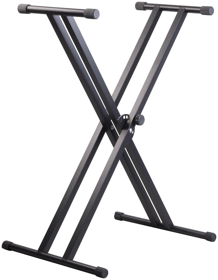 auvisio Zubehör zu Keyboard-Piano-Pedal: E-Piano-Ständer, höhenverstellbar von 30-95 cm, Auflage-Tie
