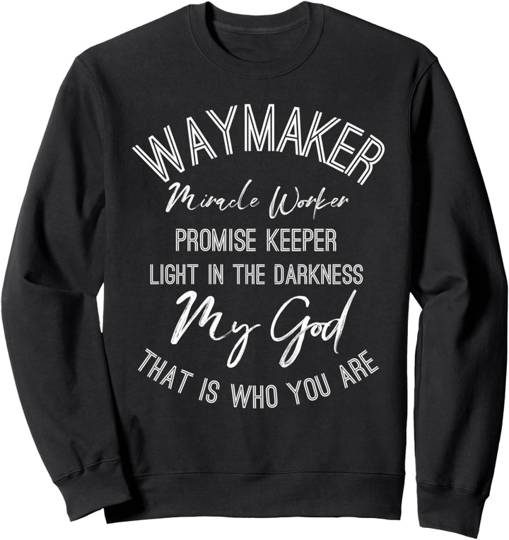 Miracle Worker, light in this world John 3:16 Christain Sweatshirt