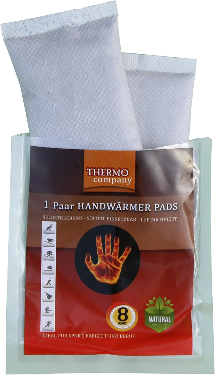 Handwärmer Pads | Wärmepads Hände | Hand-Wärmekissen | Taschenwärmer extra warm | Bis zu 8 Stunden W