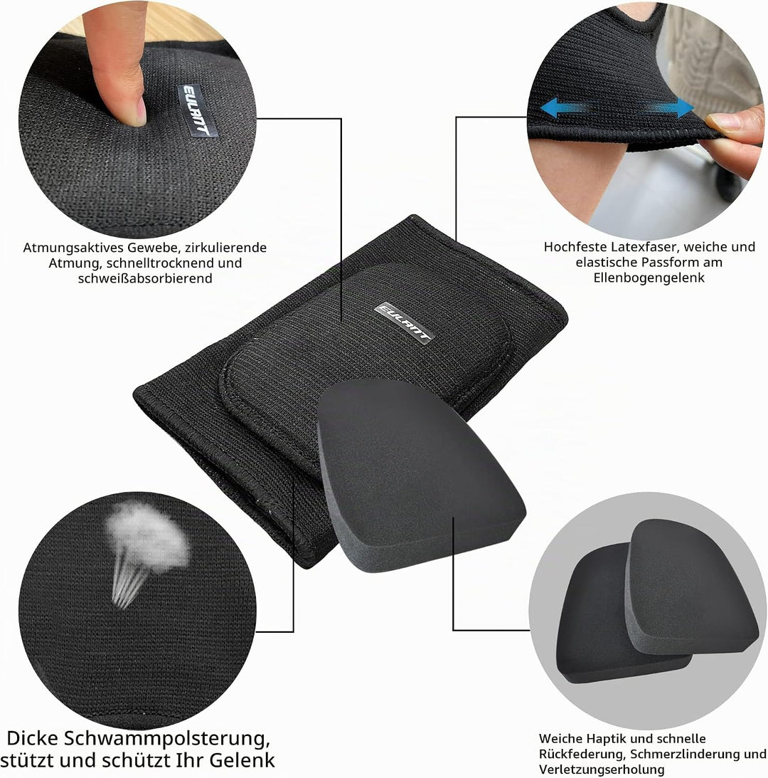 EULANT Kinder Kompression Arm Ärmel, Sport Arm Warmer Für Kinder, Ellenbogenschoner mit Hoher Elasti