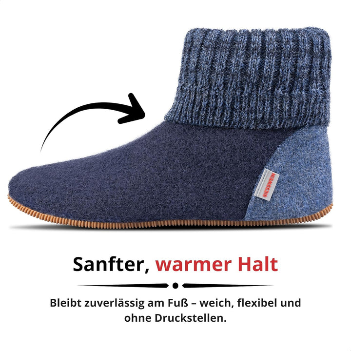 GIESSWEIN Unisex Wildpoldsried Hohe Hausschuhe 32 EU Ocean 588, 32 EU Ocean 588