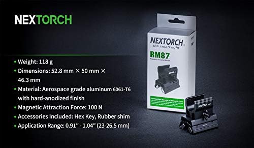 NEXTORCH(TM Universalhalterung RM87 20-28mm für TA40, TA4, TA3, P8A, myTorch
