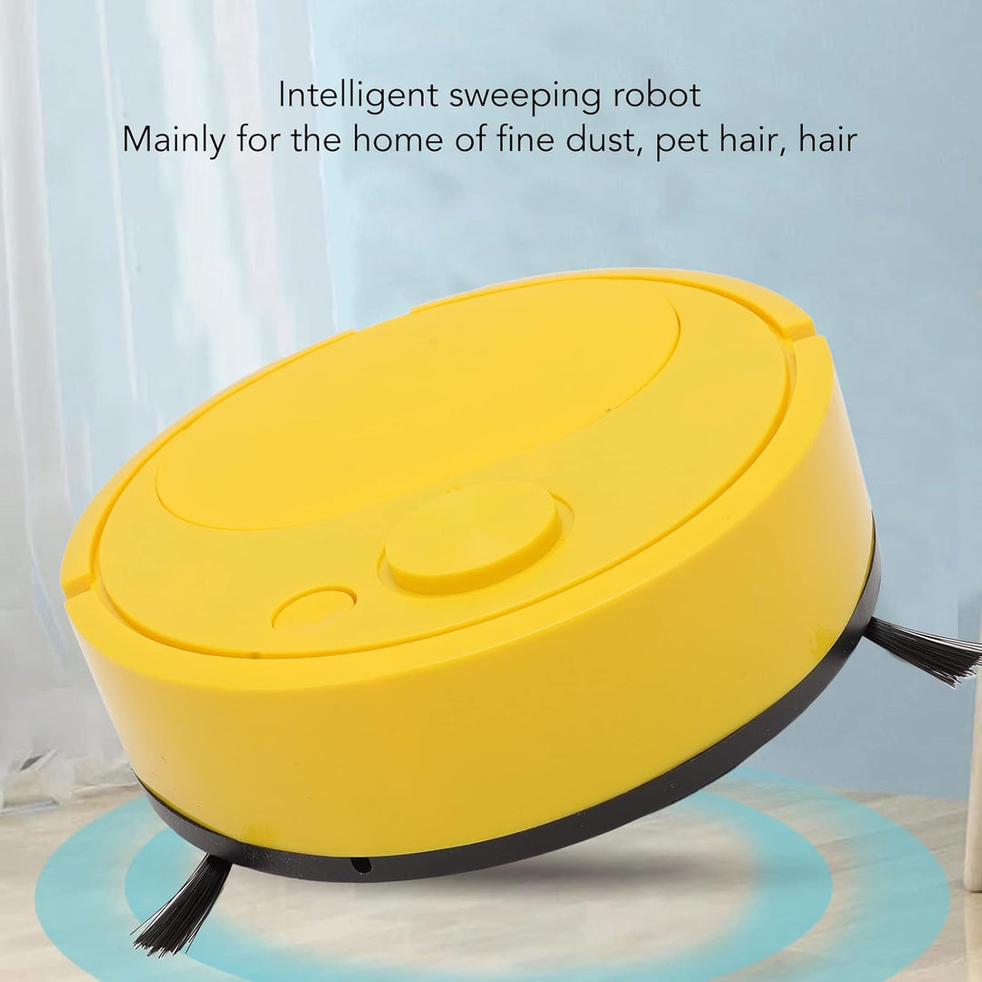 Roboter Staubsauger, USB Lade Mini Smart Kehrroboter, Wischroboter Staubsauger für Holzböden, Fliese