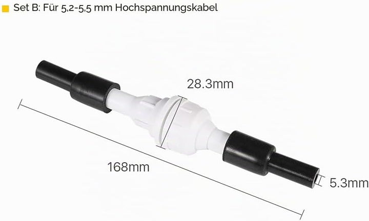 Cloudray High Voltage Cable Adapter Connector B Hochspannungskabel Adapter Anschluss B High Voltage