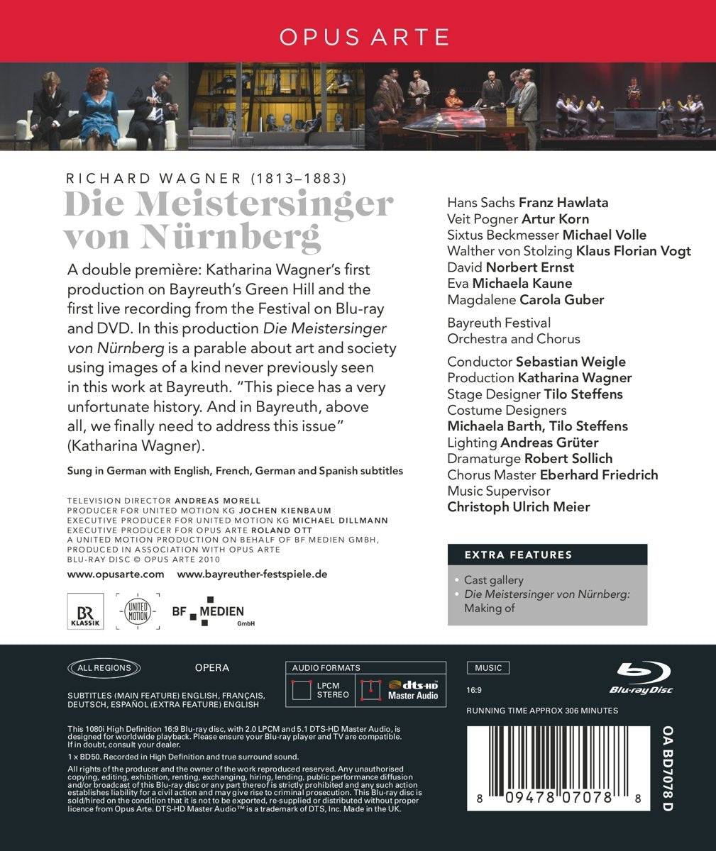 Richard Wagner - Die Meistersinger von Nürnberg [Blu-ray], Blu-ray